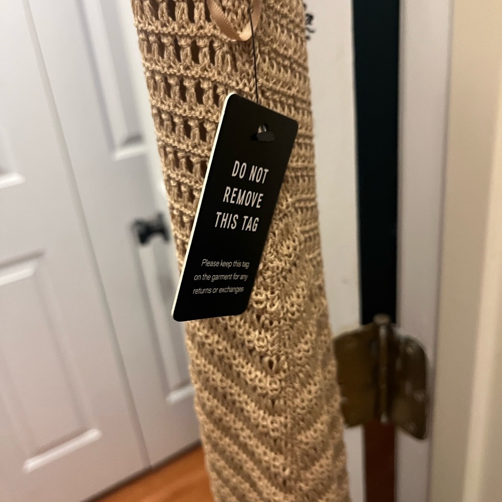 Express Tan Knit Dress - Picture 2 of 4